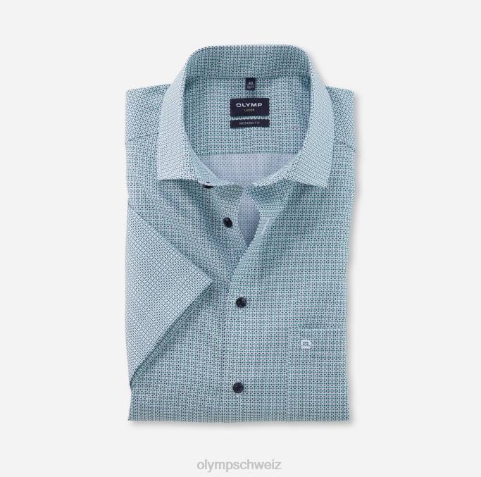 OLYMP Luxor Modern Fit, Businesshemd, Global Kent, hellgrün LBD81222 Kleidung