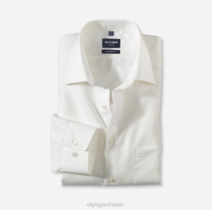 OLYMP Luxor Modern Fit, Businesshemd, Langarm extra lang, New Kent, Beige LBD81451 Kleidung