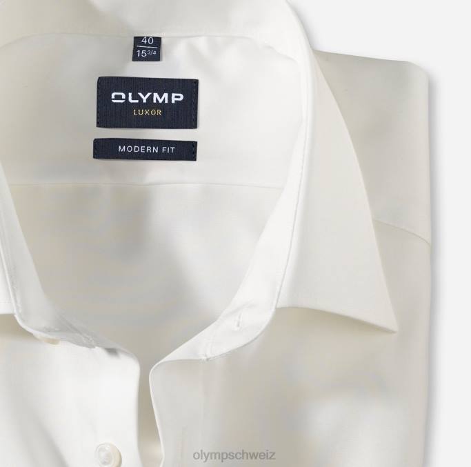 OLYMP Luxor Modern Fit, Businesshemd, Langarm extra lang, New Kent, Beige LBD81451 Kleidung