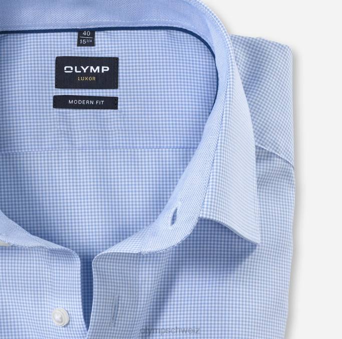 OLYMP Luxor Modern Fit, Businesshemd, New Kent, Blau LBD81022 Kleidung