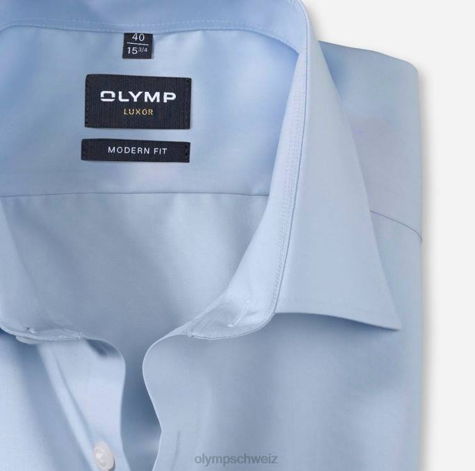 OLYMP Luxor Modern Fit, Businesshemd, New Kent, Blau LBD81378 Kleidung
