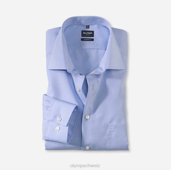 OLYMP Luxor Modern Fit, Businesshemd, New Kent, Blau LBD81389 Kleidung