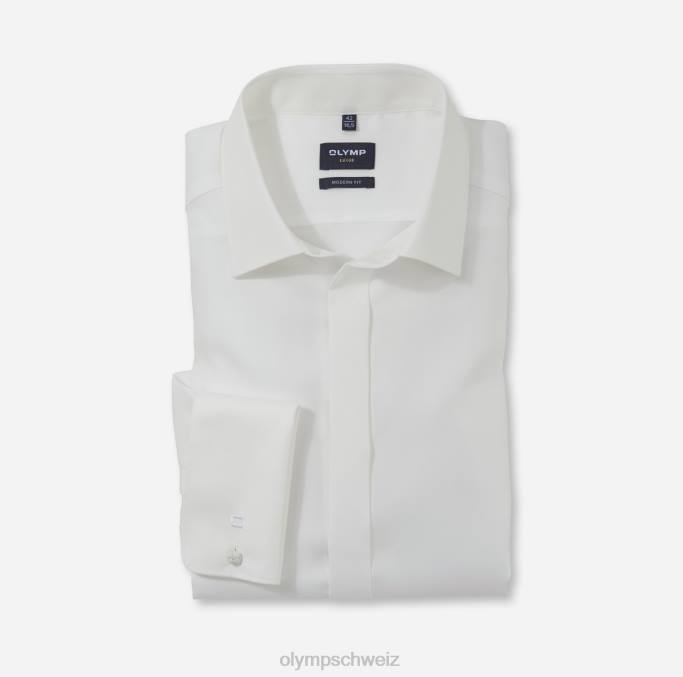 OLYMP Luxor Modern Fit, Businesshemd, New Kent, Hellbeige LBD81350 Kleidung