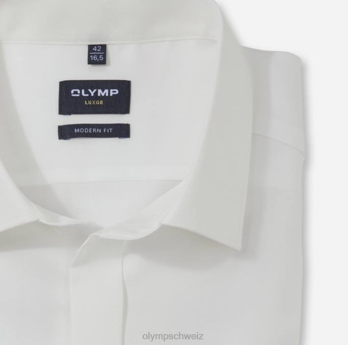 OLYMP Luxor Modern Fit, Businesshemd, New Kent, Hellbeige LBD81350 Kleidung