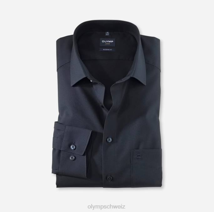 OLYMP Luxor Modern Fit, Businesshemd, New Kent, Kobalt LBD81396 Kleidung