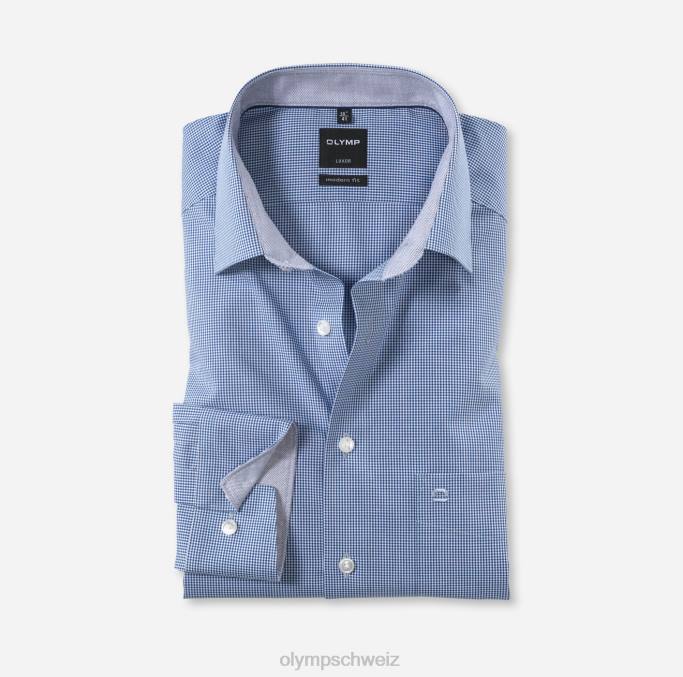 OLYMP Luxor Modern Fit, Businesshemd, New Kent, Royal LBD81034 Kleidung