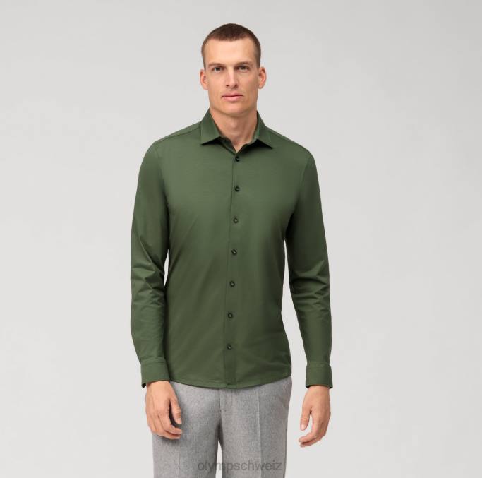 OLYMP NEIN. Six 24/Seven Super Slim, Businesshemd, Urban Kent, Putty LBD841 Kleidung
