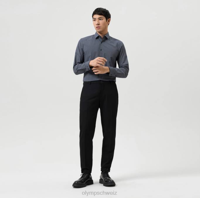 OLYMP NEIN. Six 24/seven Super Slim, Businesshemd, Modern Kent, Limette LBD8122 Kleidung