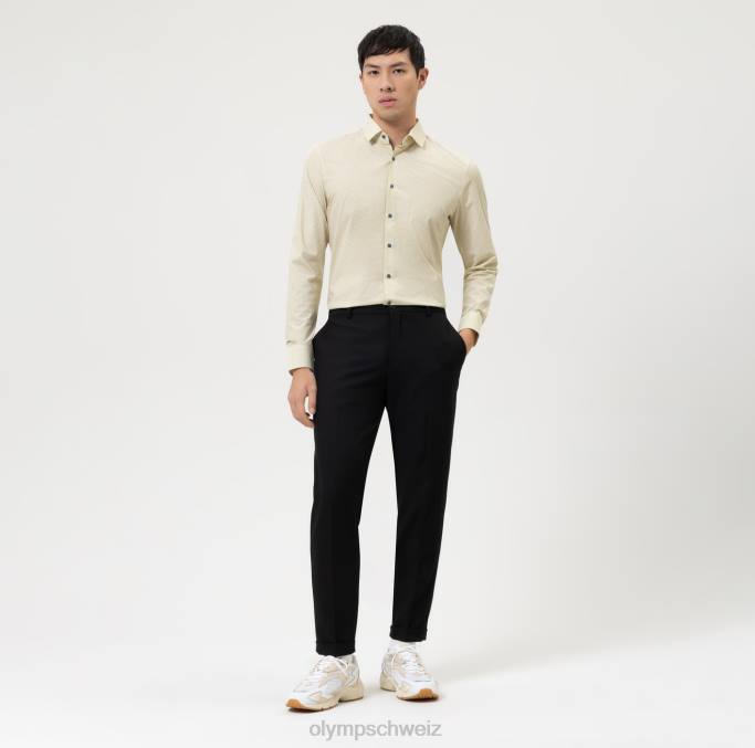 OLYMP NEIN. Six 24/seven Super Slim, Businesshemd, Modern Kent, Limette LBD8137 Kleidung