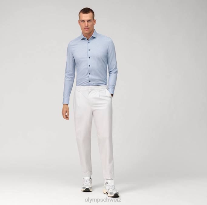 OLYMP NEIN. Six 24/seven Super Slim, Businesshemd, Modern Kent, Royal LBD842 Kleidung
