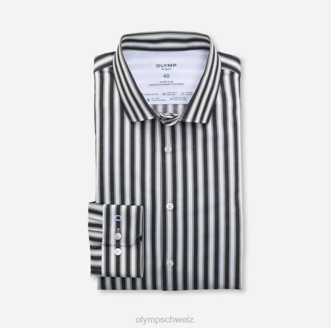 OLYMP NEIN. Six 24/seven Super Slim, Businesshemd, modernes Kent, Limettengrün LBD8232 Kleidung