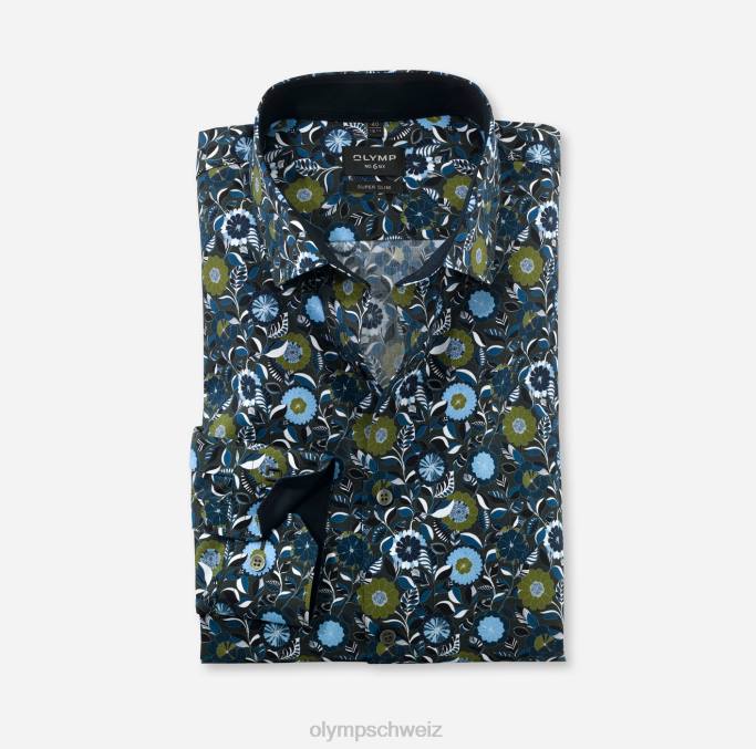 OLYMP NEIN. Six Super Slim, Businesshemd, Modern Kent, Limette LBD810 Kleidung