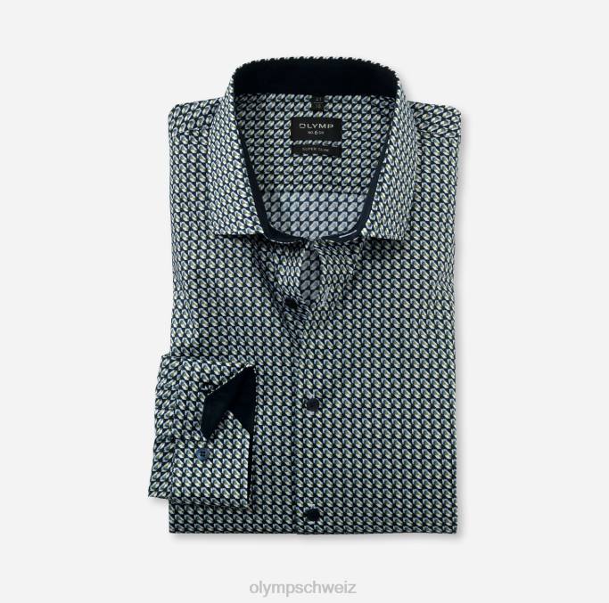 OLYMP NEIN. Six Super Slim, Businesshemd, Modern Kent, Limette LBD8195 Kleidung