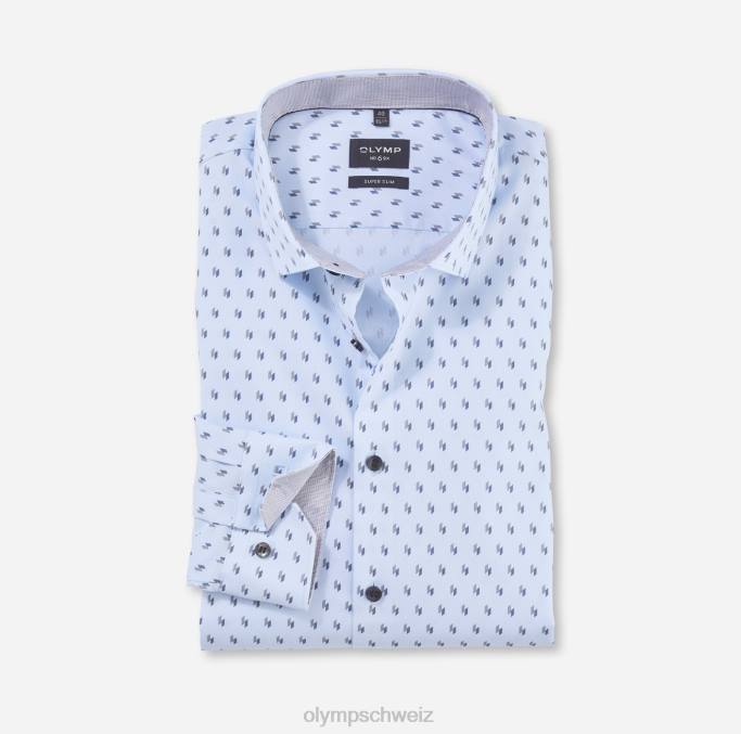 OLYMP NEIN. Six Super Slim, Businesshemd, Modern Kent, Taupe LBD8175 Kleidung