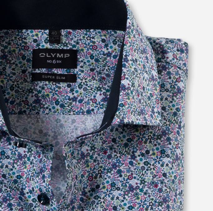 OLYMP NEIN. Six Super Slim, Businesshemd, Royal Kent, Limette LBD8229 Kleidung