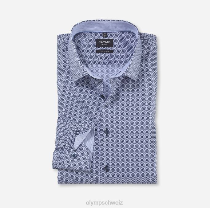 OLYMP NEIN. Six Super Slim, Businesshemd, Urban Kent, Marine LBD8131 Kleidung