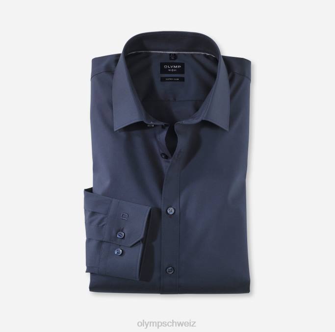 OLYMP NEIN. Six Super Slim, Businesshemd, Urban Kent, Marine LBD8280 Kleidung