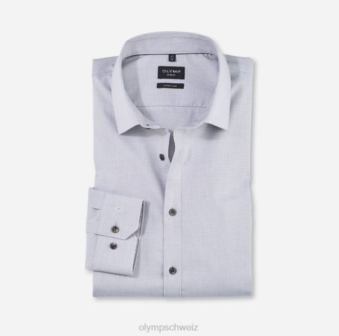 OLYMP NEIN. Six Super Slim, Businesshemd, Urban Kent, Taupe LBD8221 Kleidung