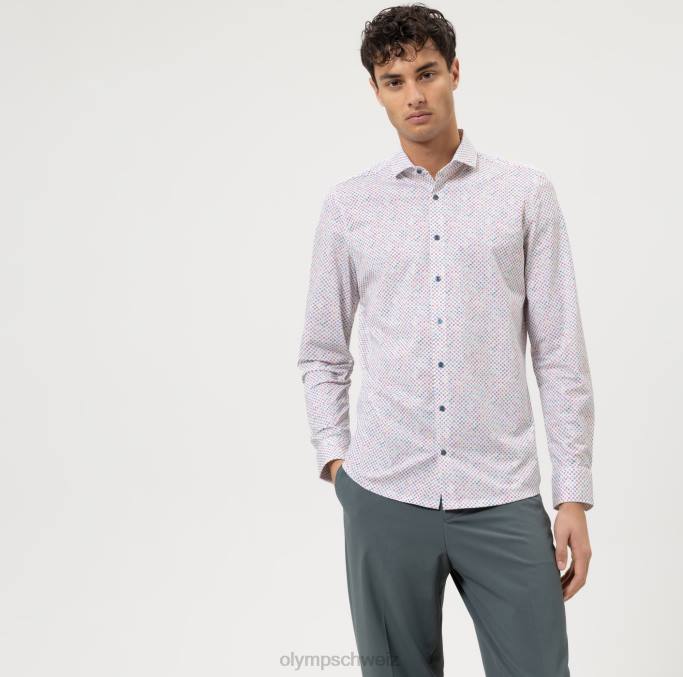 OLYMP NEIN. six 24/seven super slim, Businesshemd, Cutaway, Fuchsia LBD8178 Kleidung