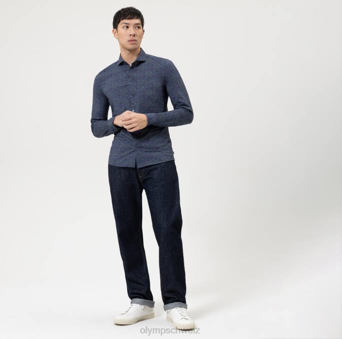 OLYMP NEIN. six 24/seven super slim, Businesshemd, Cutaway, Limette LBD84 Kleidung