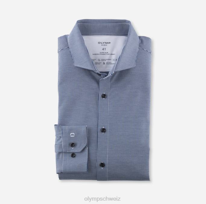 OLYMP NEIN. six 24/seven super slim, Businesshemd, Cutaway, Royal LBD888 Kleidung