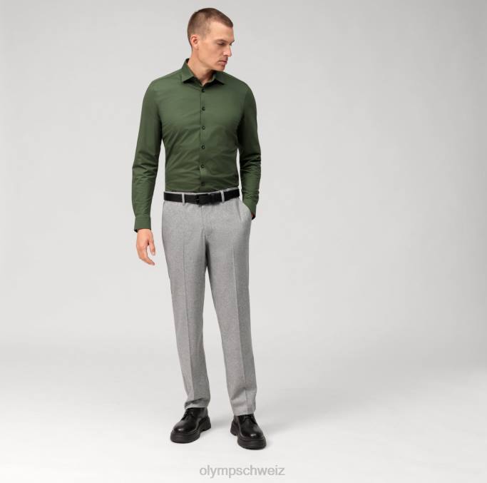 OLYMP NEIN. six 24/seven super slim, Businesshemd, Langarm extra lang, Urban Kent, Putty LBD8304 Kleidung