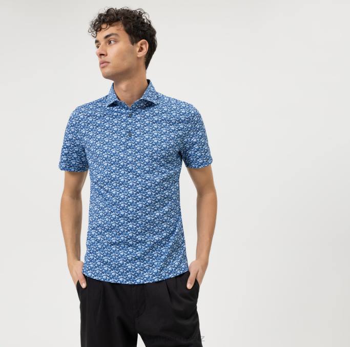 OLYMP NEIN. six 24/seven super slim, businesshemd, kent, marine LBD8176 Kleidung