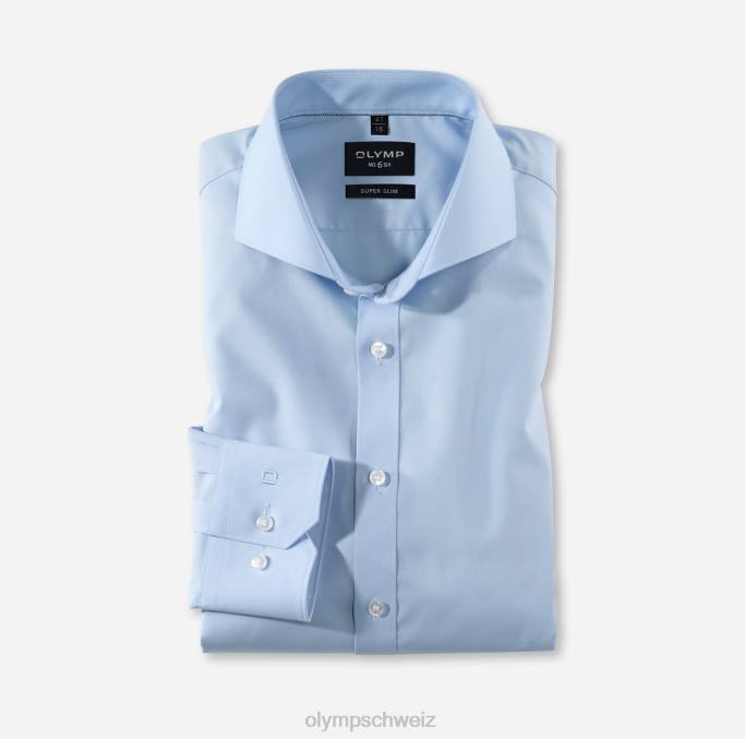 OLYMP NEIN. six super slim, Businesshemd, Cutaway, hellblau LBD8270 Kleidung