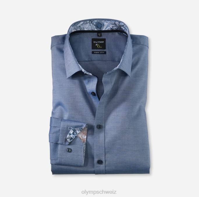 OLYMP NEIN. six super slim, Businesshemd, Langarm extra lang, Urban Kent, Marine LBD8341 Kleidung