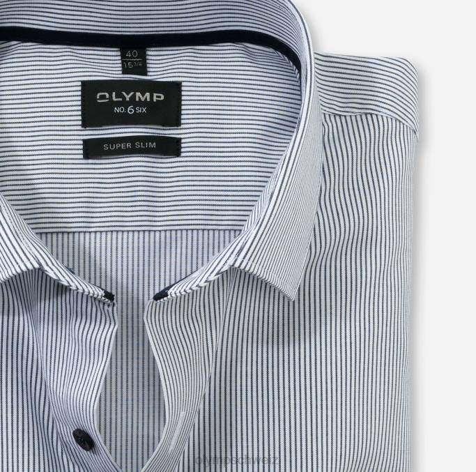 OLYMP NEIN. six super slim, businesshemd, modern kent, marine LBD8173 Kleidung