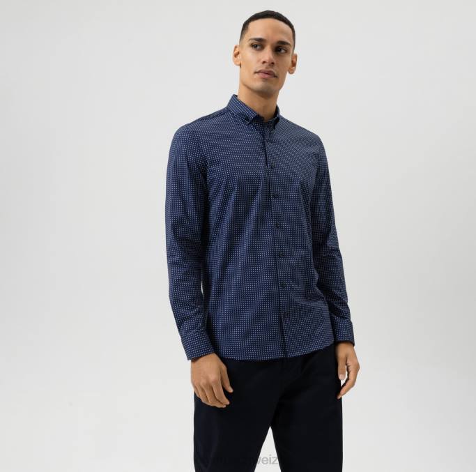 OLYMP Level Five 24/Seven Body Fit, Businesshemd, Button-Down, Blau LBD8779 Kleidung