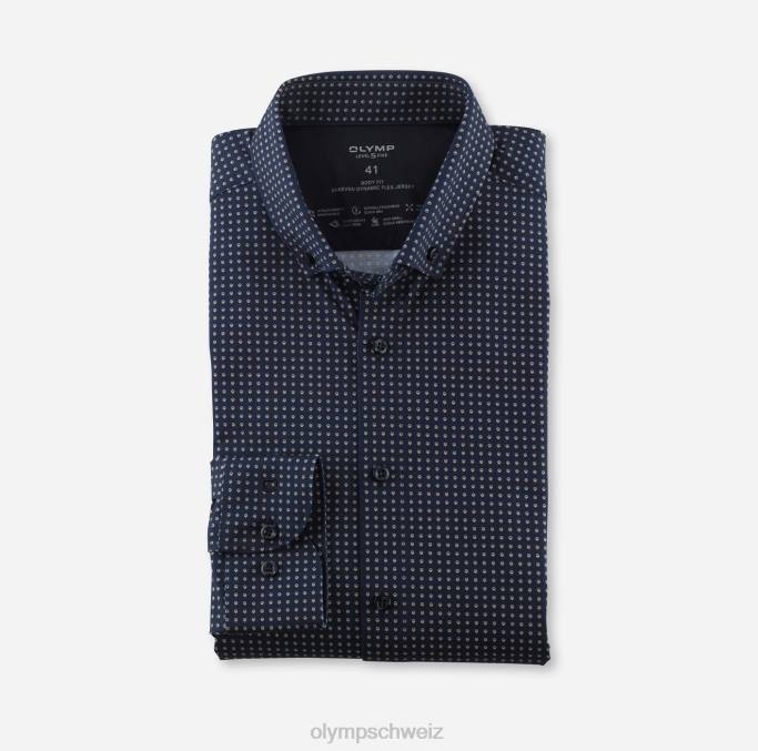 OLYMP Level Five 24/Seven Body Fit, Businesshemd, Button-Down, Natur LBD8577 Kleidung
