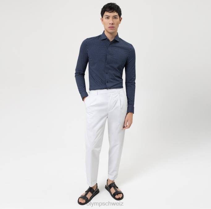 OLYMP Level Five 24/Seven Body Fit, Businesshemd, Kent, Marine LBD8483 Kleidung