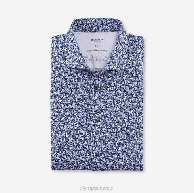 OLYMP Level Five 24/Seven Body Fit, Businesshemd, Kent, Natur LBD8487 Kleidung