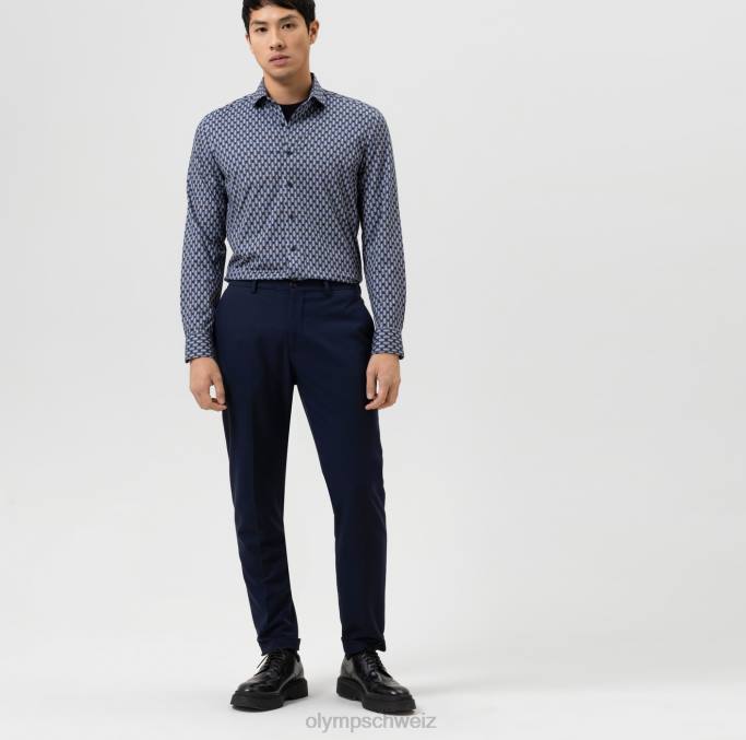 OLYMP Level Five 24/Seven Body Fit, Businesshemd, Kent, Natur LBD8638 Kleidung