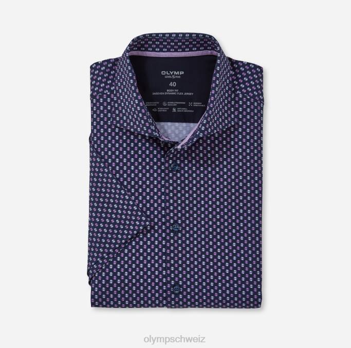 OLYMP Level Five 24/Seven Body Fit, Businesshemd, Kent, Pink LBD8609 Kleidung