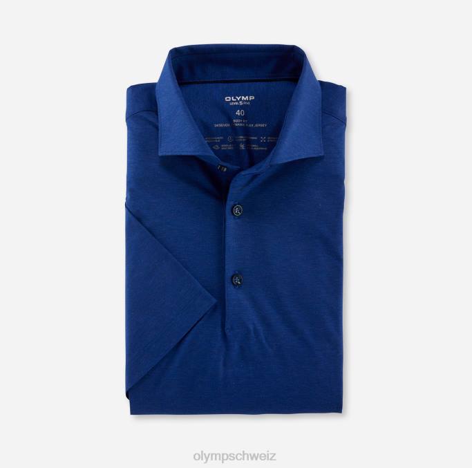 OLYMP Level Five 24/Seven Body Fit, Businesshemd, Kent, Royal LBD8631 Kleidung