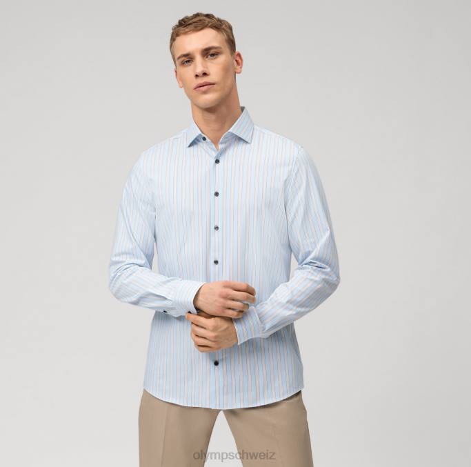 OLYMP Level Five 24/Seven Body Fit, Businesshemd, Kent, Taupe LBD8453 Kleidung