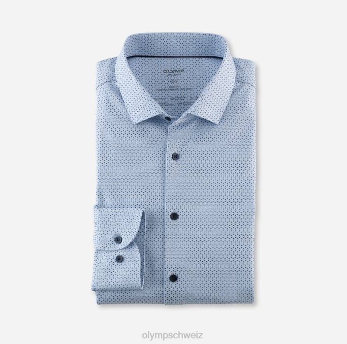 OLYMP Level Five 24/Seven Body Fit, Businesshemd, Modern Kent, Blau LBD8740 Kleidung
