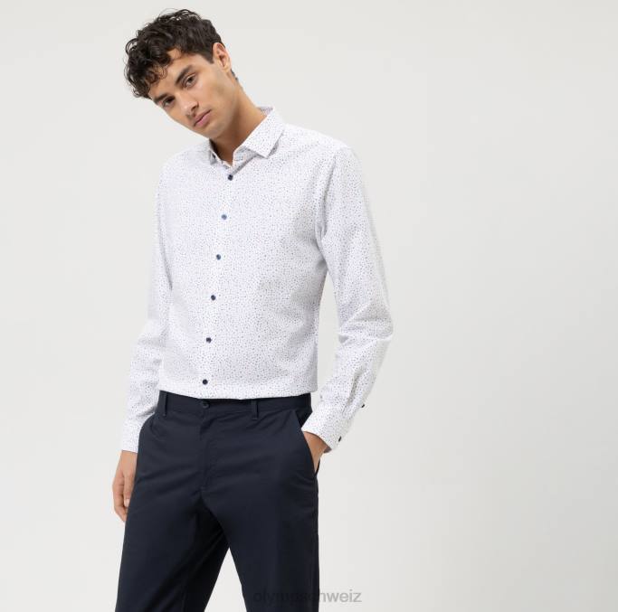 OLYMP Level Five 24/Seven Body Fit, Businesshemd, Modern Kent, Fuchsia LBD8662 Kleidung