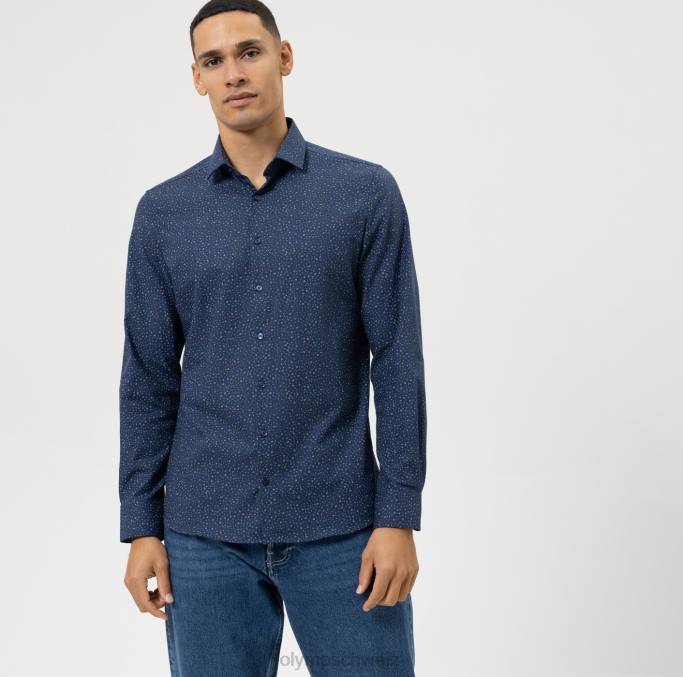 OLYMP Level Five 24/Seven Body Fit, Businesshemd, Modern Kent, Limette LBD8420 Kleidung