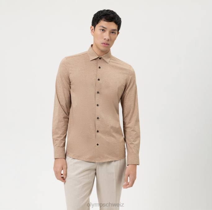OLYMP Level Five 24/Seven Body Fit, Businesshemd, New York Kent, Natur LBD8347 Kleidung