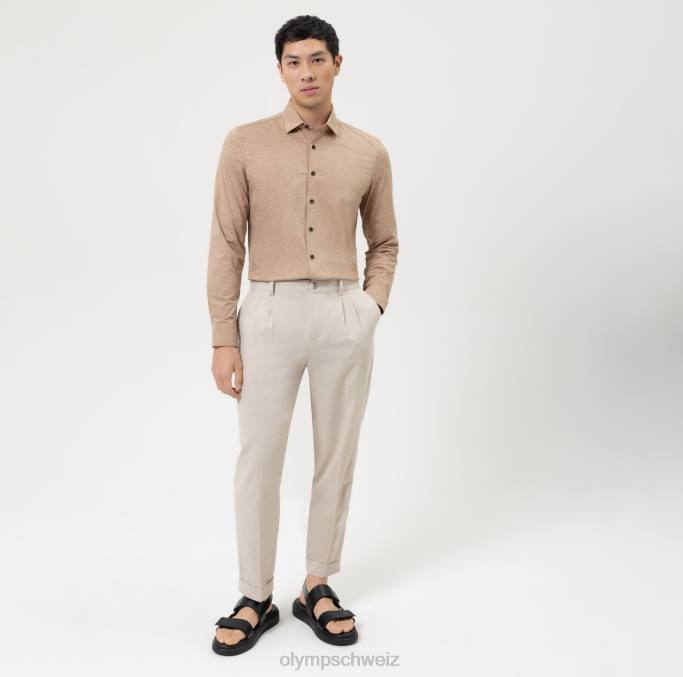 OLYMP Level Five 24/Seven Body Fit, Businesshemd, New York Kent, Natur LBD8347 Kleidung