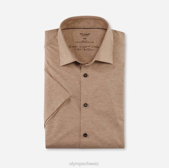OLYMP Level Five 24/Seven Body Fit, Businesshemd, New York Kent, Natur LBD8621 Kleidung