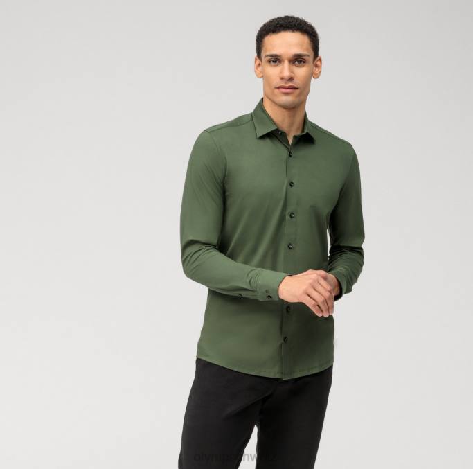 OLYMP Level Five 24/Seven Body Fit, Businesshemd, New York Kent, Putty LBD8484 Kleidung