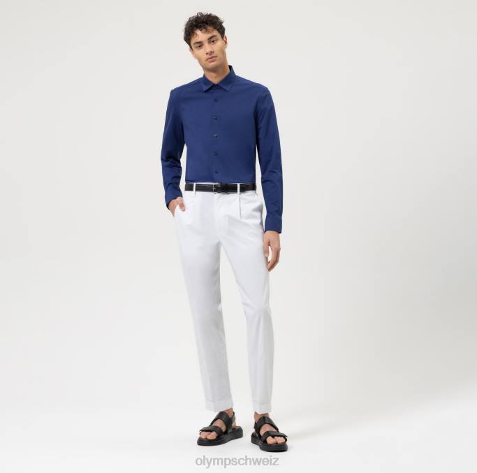 OLYMP Level Five 24/Seven Body Fit, Businesshemd, New York Kent, Royal LBD8375 Kleidung