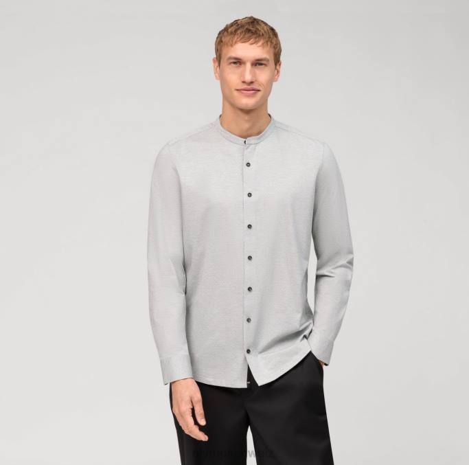 OLYMP Level Five 24/Seven Body Fit, Businesshemd, Stehkragen, Oliv LBD8533 Kleidung