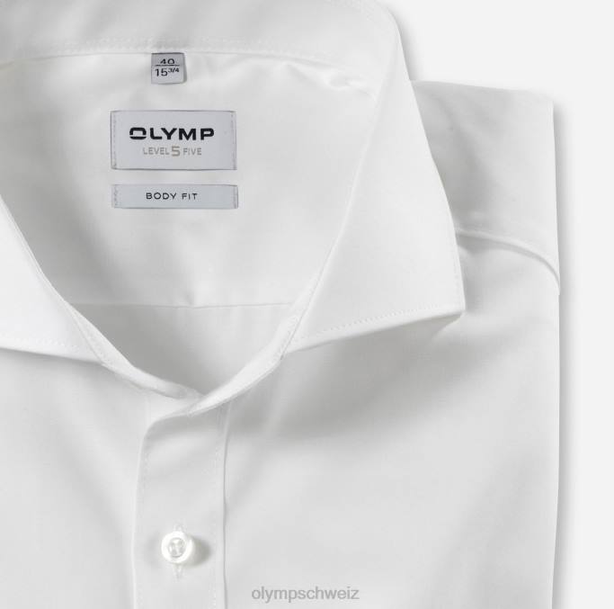 OLYMP Level Five Body Fit, Businesshemd, Cutaway, hellbeige LBD8837 Kleidung