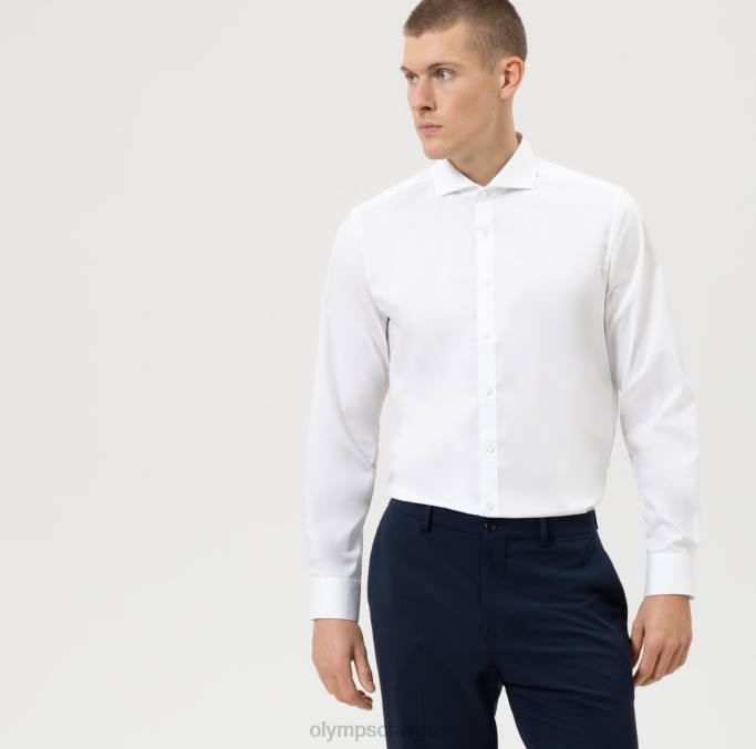 OLYMP Level Five Body Fit, Businesshemd, Cutaway, weiß LBD8836 Kleidung