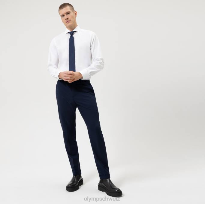 OLYMP Level Five Body Fit, Businesshemd, Cutaway, weiß LBD8836 Kleidung